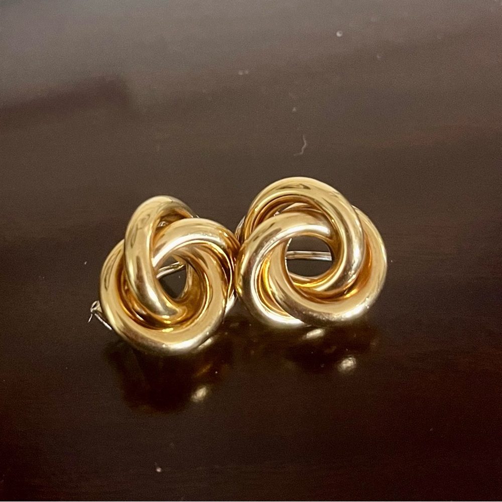 18K Vintage Gold Earrings